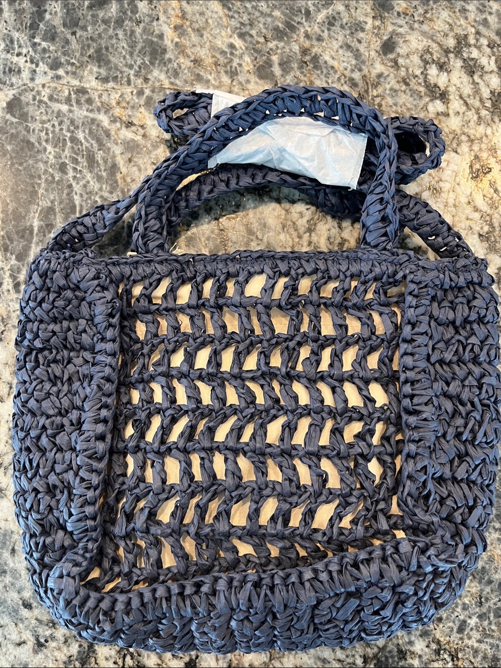 CIAO Navy Cross Body  - Casual Summer Handbag - Picture 2 of 2